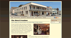 Desktop Screenshot of hotel-ivanhoe.com