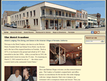 Tablet Screenshot of hotel-ivanhoe.com